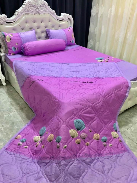 Cotton Hàn Quốc Hồng tím